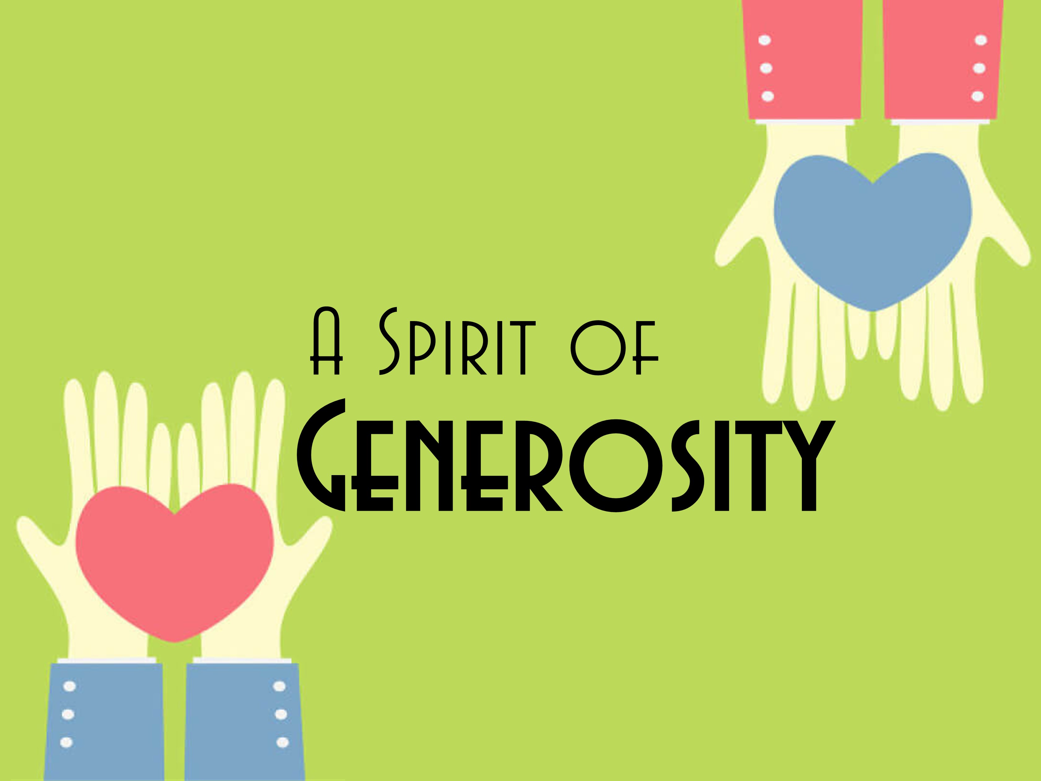 Generosity  